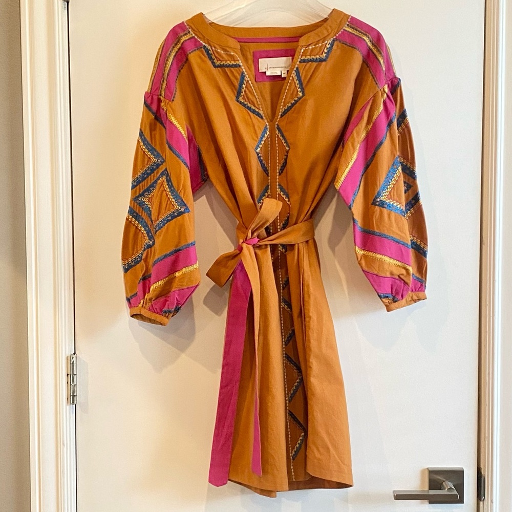 Anthropologie Stasiana embroidered tunic